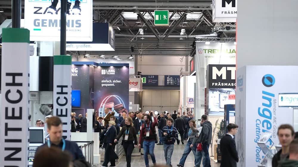 Dos ferias de Leipzig para la ingeniería mecánica y la industria proveedora comienzan con una alta participación. / Foto: Sebastian Willnow/dpa