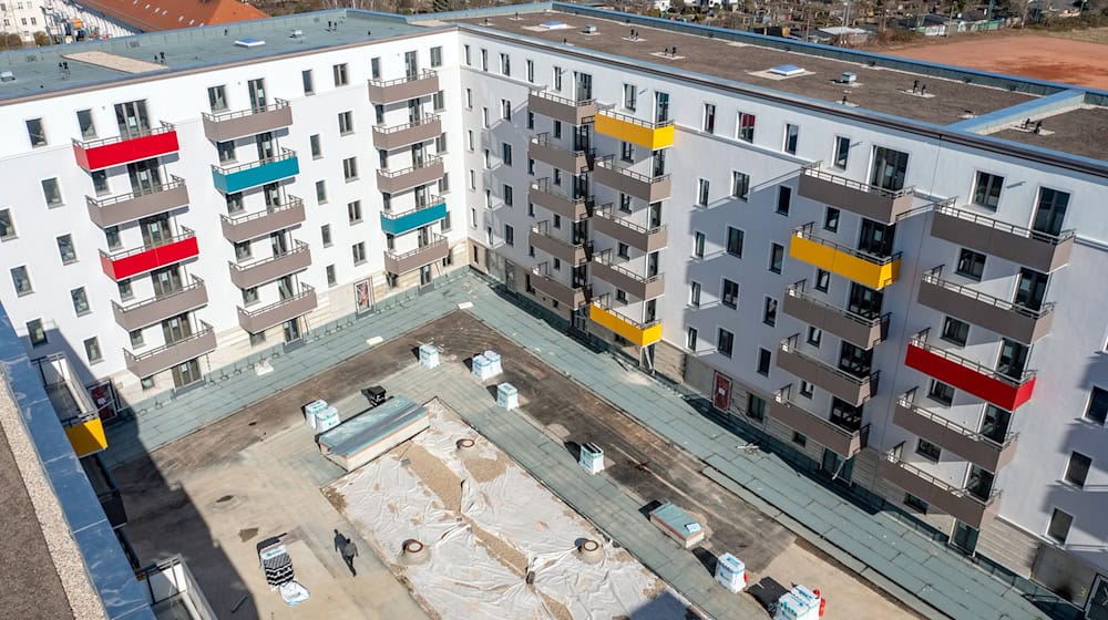 The Left Party in the Saxon state parliament is calling for better funding conditions for social housing. (Symbolic image) / Photo: Jan Woitas/dpa-Zentralbild/dpa