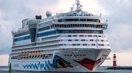 Every 18th guest on board an Aida cruise ship comes from Saxony. (Archive image) / Photo: Jens Büttner/dpa