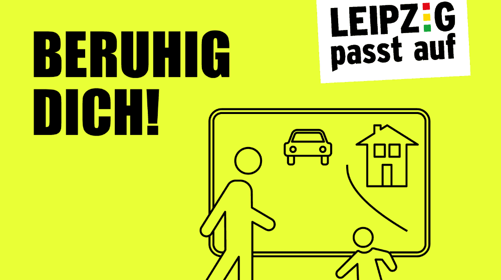 "Leipzig presta atención": campaña de carteles para promover la seguridad vial / Agencia Origo