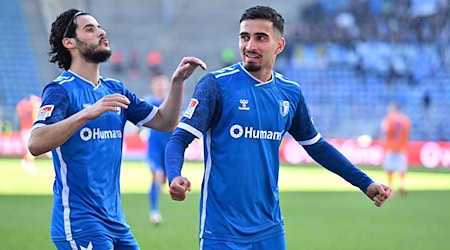 Mohammed El Hankouri (i) y Livan Burcu fueron despedidos por el 1. FC Magdeburg / Foto: Swen Pförtner/dpa