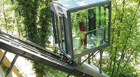 Der Meißner Burgbergaufzug. Foto: Stadt Meißen