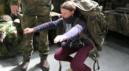 Action bei der Bundeswehr in Chemnitz. Foto: Bundeswehr/Stoltefuß
