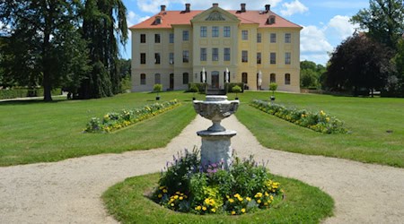 Barockgarten mit Blick auf das Palais. Foto: Stadtverwaltung Großenhain
