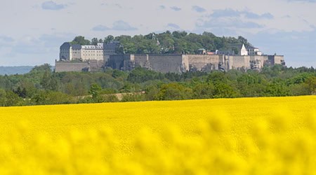 Twjerdźizna Königstein hromadźi NDRske dopomnjenki. (Archivbild) / Foto: Robert Michael/dpa-Zentralbild/dpa