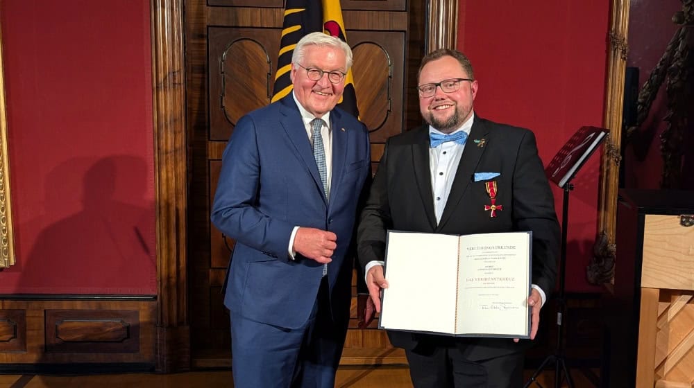 Frank-Walter Steinmeier (left) and Andreas Führlich (right) - (Image: Antje Führlich)
