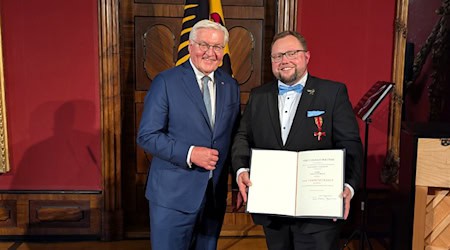 Frank-Walter Steinmeier (izquierda) y Andreas Führlich (derecha) - (Imagen: Antje Führlich)