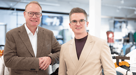 Die beiden Geschäftsführer: Thomas Röther und Fabian Messner. Foto: Modepark Röther