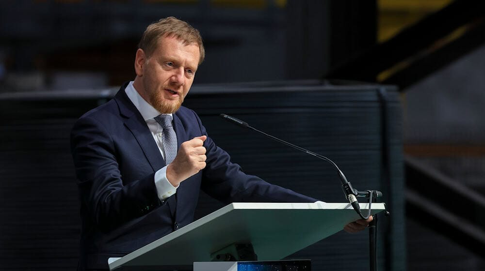 In the discussion about aid for Ukraine, Saxony's Minister President Michael Kretschmer laments a growing division in society. (Archive photo) / Photo: Jan Woitas/dpa