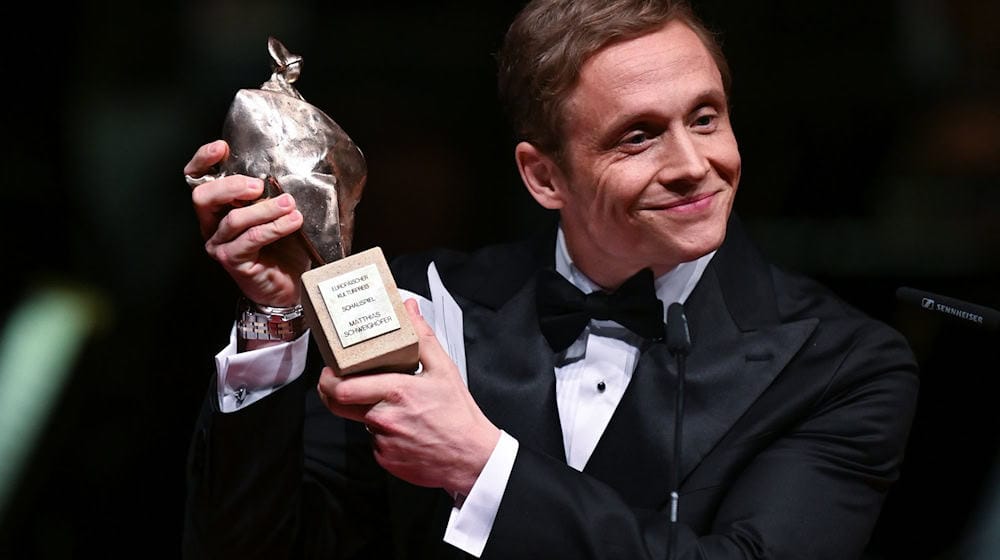 Matthias Schweighöfer has been honored in Chemnitz.  / Photo: Hendrik Schmidt/dpa
