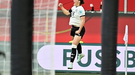 Giovanna Hoffmann blieb in Leverkusen ohne Treffer. / Foto: Swen Pförtner/dpa
