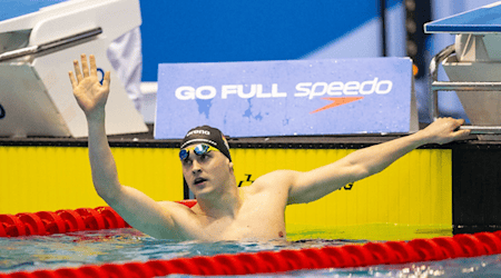 Louis Schubert wird Deutscher Meister über 200m Schmetterling / Quelle: Sebastian Schwenke