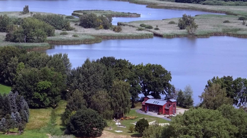 Das berühmte Rote Badehaus von Moritzburg. Foto: Kulturlandschaft Moritzburg