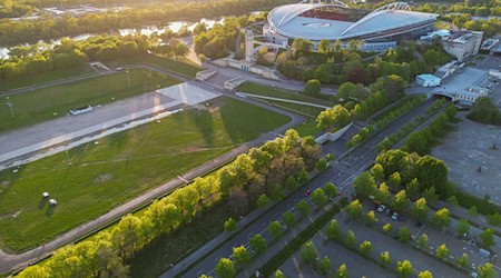 One of three central stages will be set up on the Festwiese for the gymnastics festival. (Archive photo) / Photo: Jan Woitas/dpa