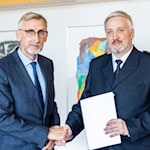 Innenminister Armin Schuster (l.) und Jens Großer. Foto: SMI