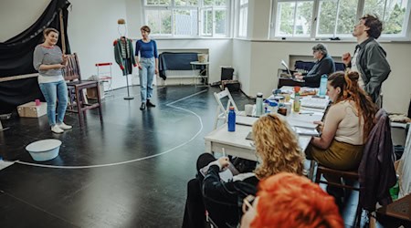 Probenszene der Volksoper Serkowitz. Foto: Volksoper Serkowitz