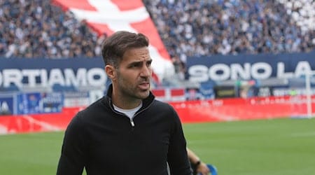 Como-Trainer Cesc Fàbregas ist ein Trainer-Kandidat in der Bundesliga.  / Foto: Antonio Saia/LaPresse via ZUMA Press/dpa