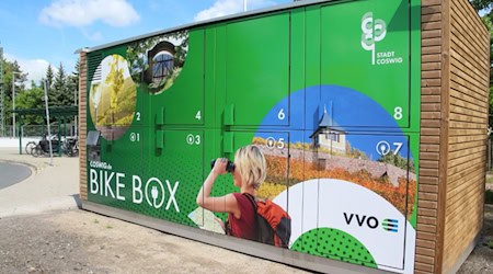 Die neuen Fahrradboxen in Neusörnewitz. Foto: VVO