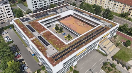 Photovoltaikanlage Kurt-Masur-Schule / Quelle: Leipziger Kommunale Energieeffizienz GmbH