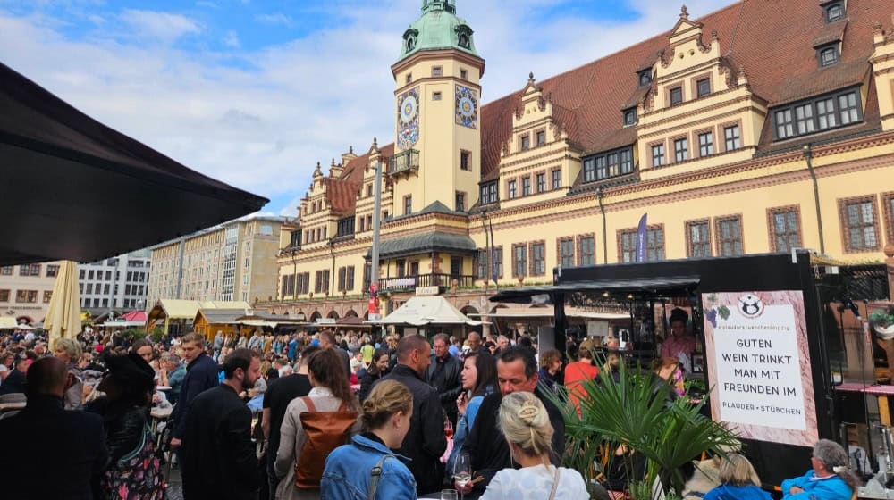 Celebrate and enjoy: 25th Leipzig Wine Festival expands area / Quelle Stadt Leipzig