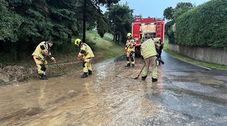 Schlamm in Ziegenhain. Foto: Feuerwehr 