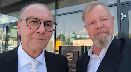 Andreas Harlaß (r.) mit seinem juristischen Betreuer Joachim Keiler. Foto: privat