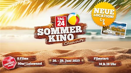 Das TAG24 Sommerkino in Chemnitz vom 26. bis 29. Juni 2025 / Bildrechte: TAG24