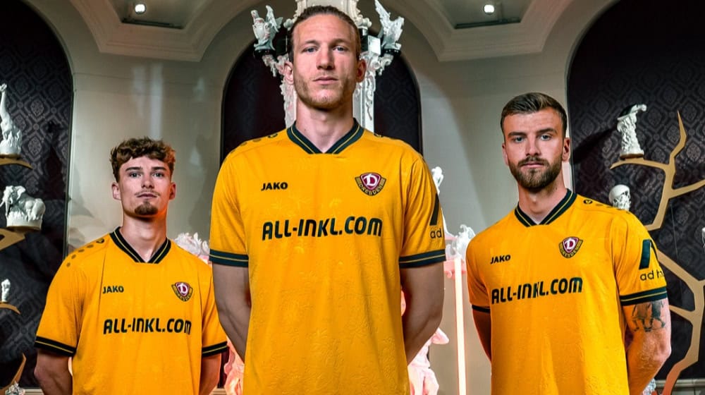 Dynamo Dresden jersey season 2025/25 (Image: PR)