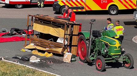 Ermittlungen nach Unfall mit Kutschwagen bei Zwickau dauern an. / Foto: Stephan Fricke/NEWS5/dpa