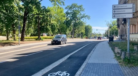 Es rollt wieder über die Pausitzer Straße. Foto: Stadt Riesa - Pressestelle
