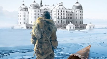 Auf dünnem Eis - neue Ausstellung auf Schloss Moritzburg. Bildquelle: Schlösserland Sachsen