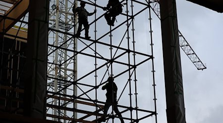 Auch im Baugewerbe ging die Zahl der Erwerbstätigen zurück. (Archivbild) / Foto: Jan Woitas/dpa