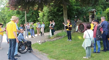 Die Jury des Landeswettbewerbs in Sörnewitz. Foto: Stadtverwaltung Coswig