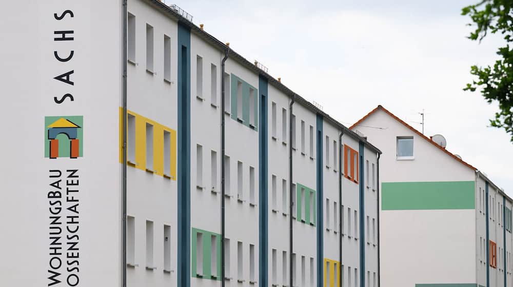 Saxony's housing cooperatives built around 200 new apartments last year. (Archive photo) / Photo: Robert Michael/dpa