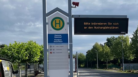 Neue Schilder in Kamenz. Foto: VVO