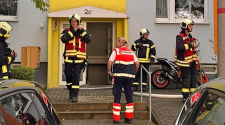 Glück gehabt. Die Wohnung war nur verraucht. Foto: Feuerwehr Coswig