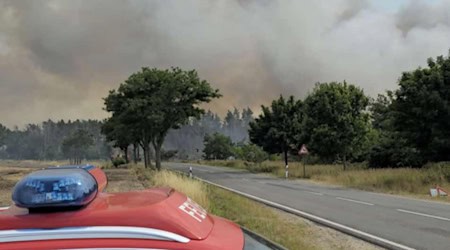 Der Brand in der Gohrischheide ist endlich unter Kontrolle. Foto: Kerstin Thoens