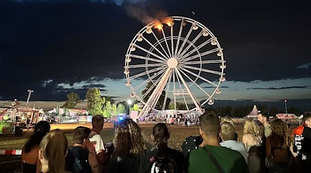Auch in diesem Jahr soll es auf dem Highfield wieder ein Riesenrad geben. (Archivbild) / Foto: Str./dpa