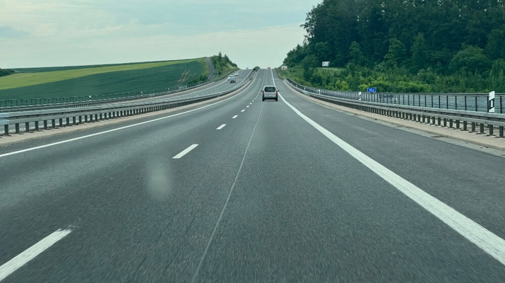 Sächsische Autobahn. Foto: Ulf Mallek