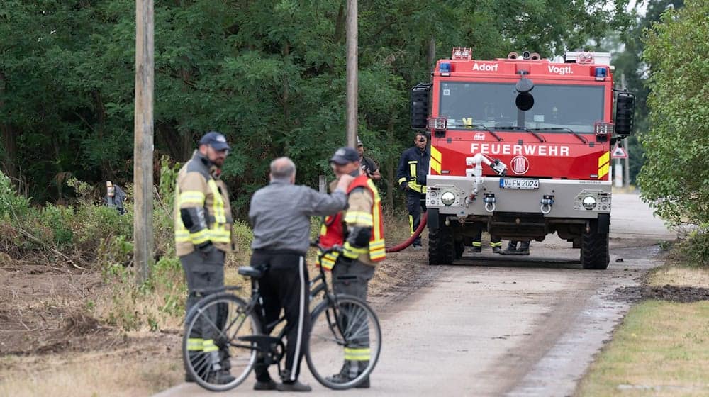 Der Katastrophenalarm wurde aufgehoben. / Foto: Sebastian Kahnert/dpa