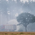 Der Katastrophenalarm in der Gohrischheide wurde aufgehoben.  / Foto: Sebastian Kahnert/dpa