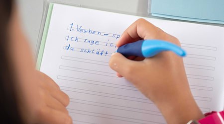 Der Philologenverband Sachsen hält ausreichenden Deutschunterricht mit gut ausgebildeten Grundschullehrerkräften für die wichtigste Voraussetzung, um Schülern mit Migrationsgeschichte die deutsche Sprache ausreichend zu vermitteln. (Archivfoto) / Foto: Sebastian Gollnow/Deutsche Presse-Agentur GmbH/dpa