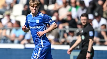 Nachwuchstalent Magnus Baars traf zur zwischenzeitlichen Magdeburger Führung / Foto: Harry Langer/dpa