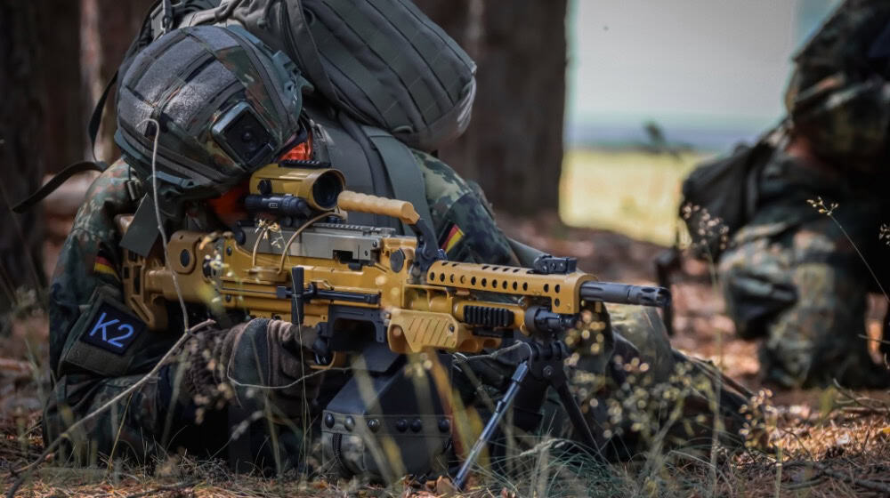 Gefechtsnahe Ausbildung in der Oberlausitz. Foto: Bundeswehr/Stübner