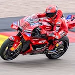 Marc Márquez ist im Sprint nicht zu schlagen. / Foto: Robert Michael/dpa