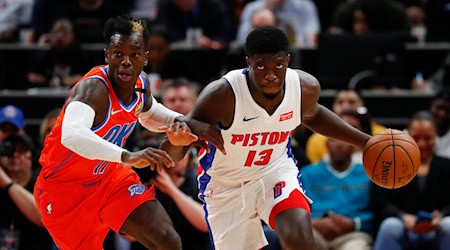 Khyri Thomas wechselt zum Mitteldeutschen BC.  / Foto: Paul Sancya/AP/dpa