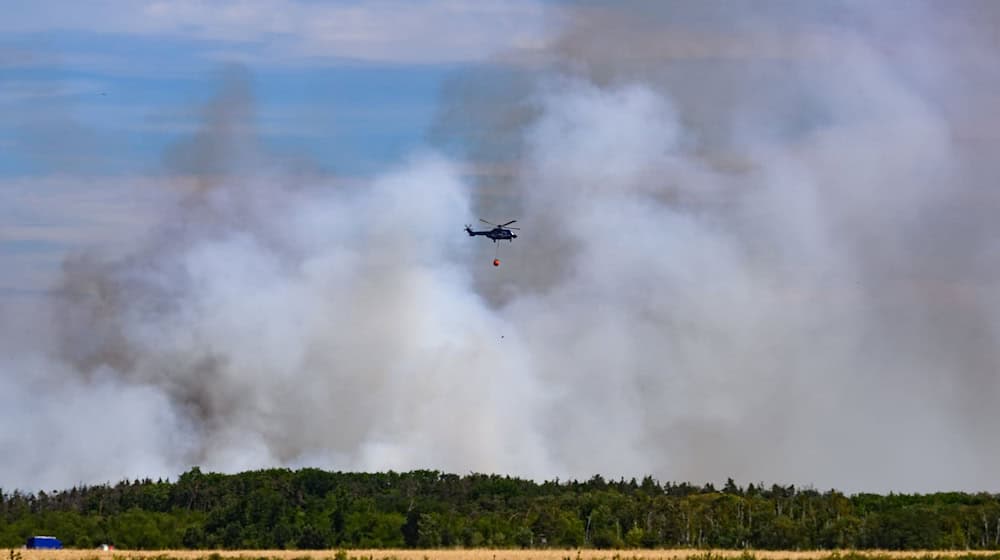 Die fallenden Temperaturen sollten die Lage in der Gohrischheide in den nächsten Tagen etwas entspannen. (Symbolbild) / Foto: Robert Michael/dpa