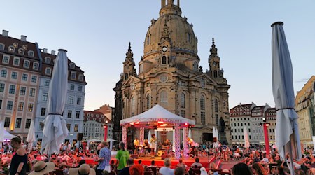 Palais Sommer an der Frauenkirche mit US Rapperin Sorvina ©Palais Sommer