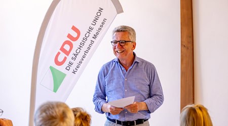 Thomas de Maiziere in Meißen. Foto: CDU Meißen
