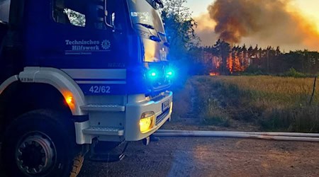 Update zum Waldbrand in der Gohrischheide: Das Wasser wird langsam knapp